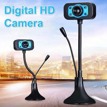 HD Video Camera Web Built-in Micphone USB2.0 Computerul aparat de Fotografiat USB 2.0 Webcam Pentru PC, Laptop, Tabletă, Desktop Video Întâlnire de Ancorare