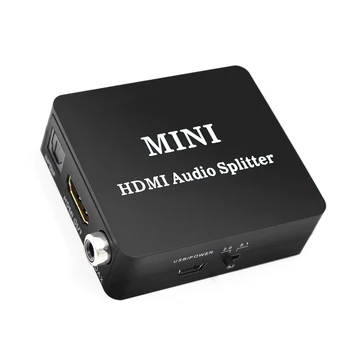 HDMI la HDMI SPDIF,COAXIAL,CĂȘTI , ,Audio Converter Extractor Audio Splitter cu cablu usb 2 CANALE/5.1 CH