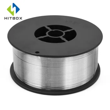 HITBOX 0,8 mm Mig Sârmă Flux Cored Auto-Protejate 1kg Nici Gaz Fire Fier de Sudare Oțel Carbon de Gaze-mai Puțin Sudor Mig Accesorii