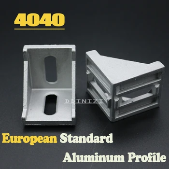 HOTSale 10buc 4040 colț unghi de montare din aluminiu tip L conectorul de fixare al suportului meci de utilizare 4040 industriale cu profil de aluminiu