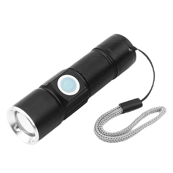 Handheld UV 365nm Blacklight Lanterna USB Reîncărcabilă de Mare Putere LED-uri Ultraviolete pentru Uz Profesional/Comercial Durabil