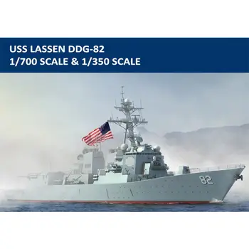 Hobby Boss 83412 1/700 USS Lassen DDG-82 Distrugător de Rachete Ghidate Model de Navă de război TH06112-SMT6