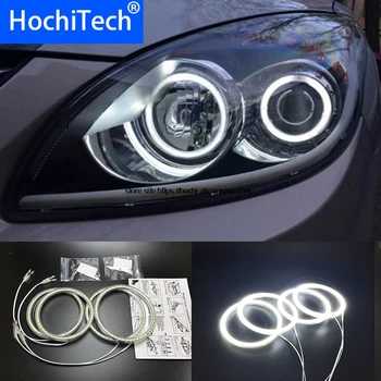 HochiTech pentru Hyundai i30 2008-2011 Ultra luminoase SMD LED-uri albe angel eyes 2600LM 12V inel kit de zi lumina DRL