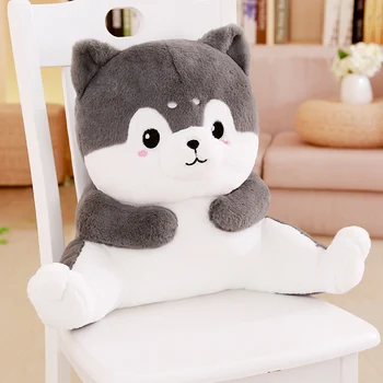 Home Textile 54cm Animal Umplute Pernele de Spate Desene animate Panda Shiba Inu de Porc Scaun Canapea Cadouri de Ziua de nastere Pentru Copii