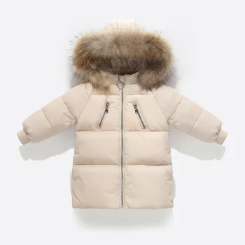 Iarna copilul băieți fete haine de bumbac, jachete pentru fete baieti haine cald școală îmbrăcăminte exterioară guler de Blana haine de îmbrăcăminte pentru copii