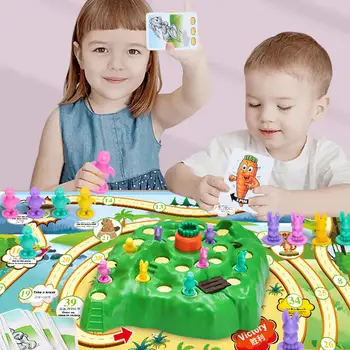 Iepure Competitive Capcana Tableta Jocuri Joaca Sah Copii Distracție În Familie Montessori Jucarii Educative Pentru Copii Joc