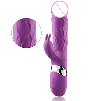 Iepure Vibratoare 7 Viteza Punctul G Penis Artificial Vibratoare Jucarii Sexuale Masturbari Masaj Stimulator Anal Vagin Masturbator Sex Instrumente Pentru Femei