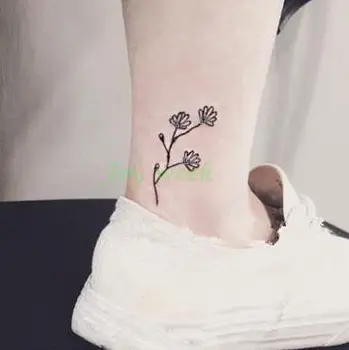 Impermeabil Tatuaj Temporar Autocolant femei flori iarba tatuaj autocolante flash tatuaj tatuaje false pentru fata