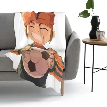 Inazuma Eleven Fotbal Anime Pături Flanel Respirabil Arunca Pături Canapea Arunca Pătură de Canapea de Birou Aruncă Cuvertură de pat
