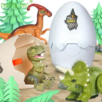 Inductiv de iluminat muzica Jurassic simulare dinozaur jucarii pentru copii inteligenti touch ou pentru incubație Festival cadou vd04