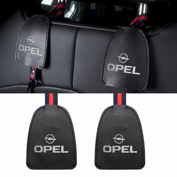 Insigna auto din Piele Bancheta Spate Cârlig Clip Accesorii de Interior Pentru Opel Astra J G H K Corsa D, Vectra C, Insignia, Zafira Antara B ADAN