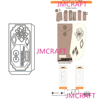 JMCRAFT Fișier Buzunare Cu Diferite Modele de #1 de Tăiere de Metal Moare DIY Album Handmade Ambarcațiuni de Hârtie Metal Oțel Șablon Moare