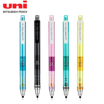 Japonia Simplu UNI de Culoare Transparent Limitat de Studenți Nu este Ușor de A Sparge Nucleul Rotativ Creion 0.3 MM/0,5 MM Creion Mecanic