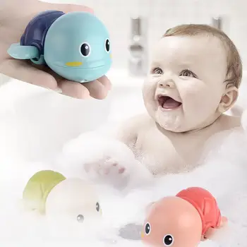 Jucarii de baie New Baby Bath Baie de Înot Piscină Jucărie Drăguț Vânt broască Țestoasă Animal Jucării pentru copii pentru a lua un duș