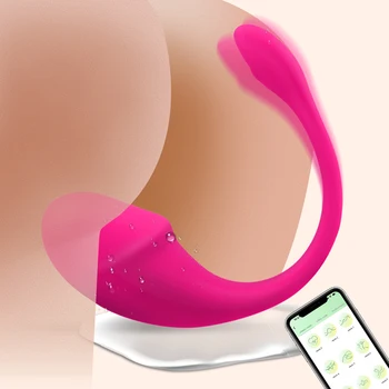 Jucarii sexuale pentru Femei Bluetooth Glont Vibrator Wireless de Control de la Distanță APP Vibratoare Chilotei Jucării pentru Cuplu Vaginal Masaj Mingea