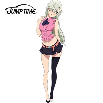 JumpTime 13cm x 3.7 cm Fata Sexy Decor Masina Nanatsu no Taizai Anime Autocolante Refit Accesorii Vinil rezistent la apa Masina de Styling