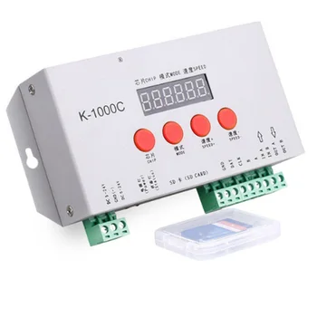 K-1000C Controller K1000C WS2812B WS2811 APA102 T1000S WS2813 CONDUS 2048 Pixeli Program Controller DC5-24V