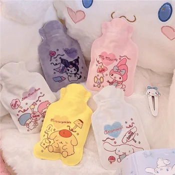 Kawaii Sanrio Pluș Apă Caldă Geanta Hello Kittys Mymelody Cinnamoroll Accesorii Drăguț Anime Burta Încălzire Mână Silicon Fata Cadou