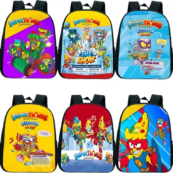 Kazoom Copii Superzings Seria 8 Grădiniță Rucsac pentru Fete Baieti Superthings sac de Școală Copii de Desene animate Rucsac Mochilas