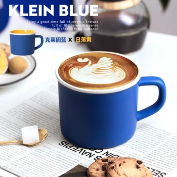 Klein Albastru Aspect De Mare La Nivel De Personalitate Creatoare Coreean Cana Ceramica De Cafea Cana De Apa Cana De Lapte Ceasca De Cafea Ceasca