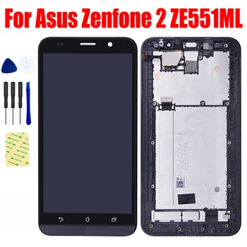 LCD Pentru Asus Zenfone 2 ZE551ML Z00A Z00AD Z00ADB Ecran LCD cu Matrice Pantalla Touch Digitizer Asamblare Panou Rama
