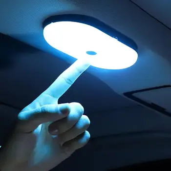 LED Noapte Masina pe Bancheta din spate Plafon Lumina Acoperiș Kituri Piața Domului Vehicul Interioară Lampă de Tavan Magnetic LED-uri Auto de Interior Lumina de Citit