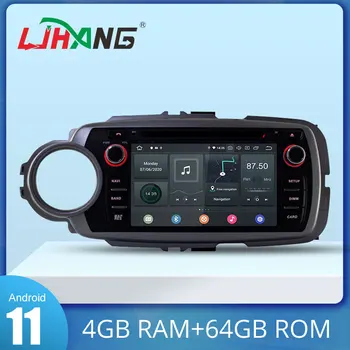 LJHANG IPS 8 Core Android 12 Car DVD player Pentru TOYOTA YARIS 2012-2017 WIFI Multimedia GPS Navigatie 2 Din Masina Radio Stereo cu RDS