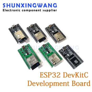La ESP32 DevKitC placa de dezvoltare poate fi echipat cu un WROOM-32D/32U WROVER module