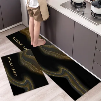 La Modă Simplu Stil Nordic Bucătărie Floor Mat Covor De Uz Casnic Fâșie Lungă Usa Mat Modern Decor Acasă