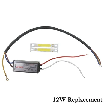 Lampa de perete Kit de Înlocuire 12W rezistent la apa IP65 AC85-265V LED Driver Chip Set pentru Interior, în aer liber, Grădină, Cameră de zi, Curte