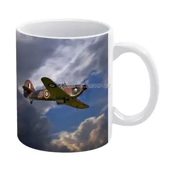Lf363 Cani De Cafea Prieteni Halbe De Bere De Călătorie De Ceai Din Portelan De Bucătărie Cupa Prieteni Cadou Hawker Royal Escadrila De Luptă Din Marea Britanie D Zi