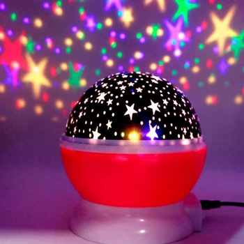 Lightme Stele Cerul Înstelat LED Lumina de Noapte Proiector Luna Baterie Lampă USB Copii Cadouri Copii Dormitor Lampa Lampa de Proiecție 3pcs