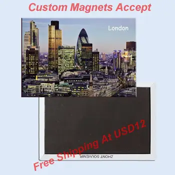 Londra Vedere la Oraș Suvenir Magneți de Frigider 20252 Turistice Magneți 78*54*3mm