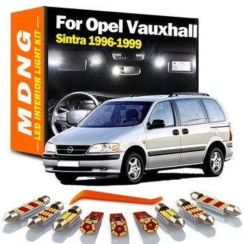MDNG 16Pcs Canbus Interior Lampa Pentru Opel Vauxhall Sintra 1996 1997 1998 1999 Vehicul Bec LED Interior Hartă Dom Kit de Lumina, Nici o Eroare