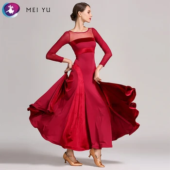 MEI YU S9047 Dans Modern Costum pentru Femei Femei pentru dans Vals Tango Dans Rochie de Bal Costum de Seara, Rochie de Petrecere