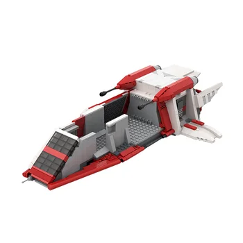 MOC Bloc C7324 Star Trek Republica transportor de Trupe Creative Aeronava Model Copii DIY Caramida Asamblare Jucarii Cadou