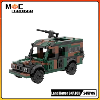 MOC Bloc Încărcabile Soldați SWAT Masini Militare Serie Off road vehicul blindat Mașină a gărzii particule mici Jucărie pentru Copii