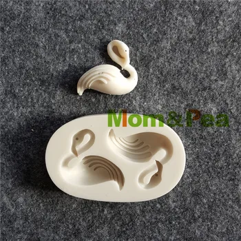 Mama&Mazare MPB0059 Flamingo în Formă de Mucegai Silicon Decorare Tort Fondant Tort 3D Mucegai de Calitate Alimentară