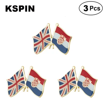Marea BRITANIE și Croația Flag Pin Rever Prietenie Insigna Steag Drapel