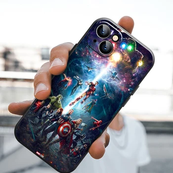 Marvel Avengers Iron Man Caz de Telefon Pentru Apple iPhone 13 12 11 Pro 12 13 Mini X XR XS Max SE 6 6s 7 8 Plus Moale Carcasa