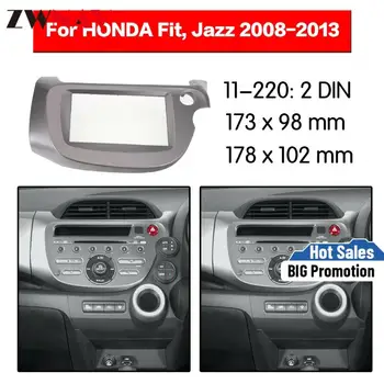 Masina DVD Player cadru Pentru perioada 2008-2013 Honda Fit 2DIN RHD Gri Auto Radio Multimedia NAVI fascia