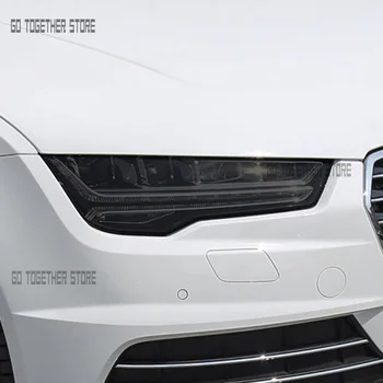 Masina Faruri cu Tenta Neagra Film de Protecție de Protecție Transparent TPU Autocolante Accesorii Pentru Audi A7 2015-2018-Prezent Sportback