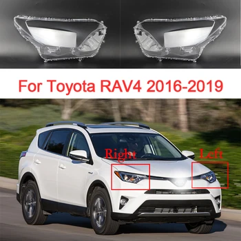 Masina Faruri de Sticla Pentru Toyota RAV4 2016 2017 2018 2019 Plexiglas Lentile de Înlocuire Coajă Transparent Accesorii Auto
