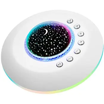 Masina de Zgomot alb pentru Copii de Dormit Natura Terapie de Sunet Stele Proiector Lumina de Noapte USB Alimentat pentru Copii