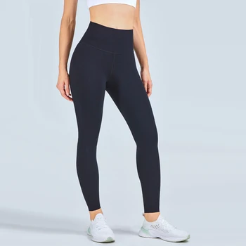 Material Tehnic 8 Mod Elastic Pantaloni De Yoga Antrenament Culturism Femei Jambiere Negre Exercițiu De Fitness Jambiere