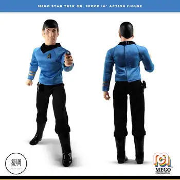 Mego Star Trek D-le Spock Acțiune Figura 14 Inch Filme și TV figurine de Colectie Model de Groază Păpuși Jucării