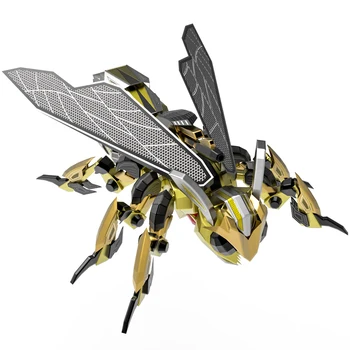 Microworld 3D Metal Puzzle Hornet Model kituri DIY Tăiat cu Laser a Asambla Puzzle-Jucarie CADOU Pentru copii de Audit