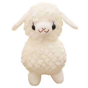 Mini drăguț Alpaca Jucărie de Pluș Moale Animal de Pluș Jucărie pentru Copii de Craciun Valentine Cadou Cadou 22cm