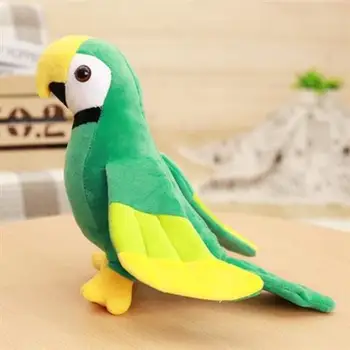 Minunat Verde Papagal Jucărie de Pluș Aproximativ 25cm Pasăre Papusa Moale Jucărie pentru Copii Cadou de Ziua b1717