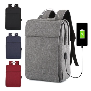 Moda Laptop Bagpack de Încărcare USB Femei Bărbați Călătorie Rucsaci Impermeabil ghiozdane Pentru Adolescente Mochila ghiozdan